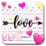 Logo of Love Hearts Arrow Keyboard The android Application 