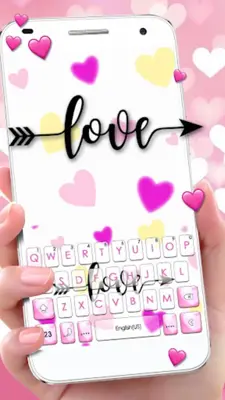 Love Hearts Arrow Keyboard The android App screenshot 3